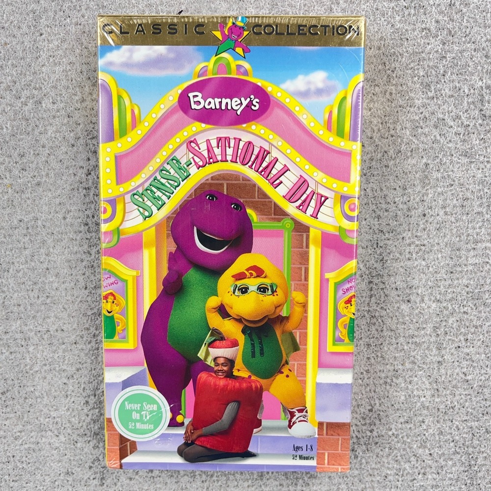 Barney's Sense-Sational Day Classic Collection VHS Tape 1999 NEW Factory Sealed